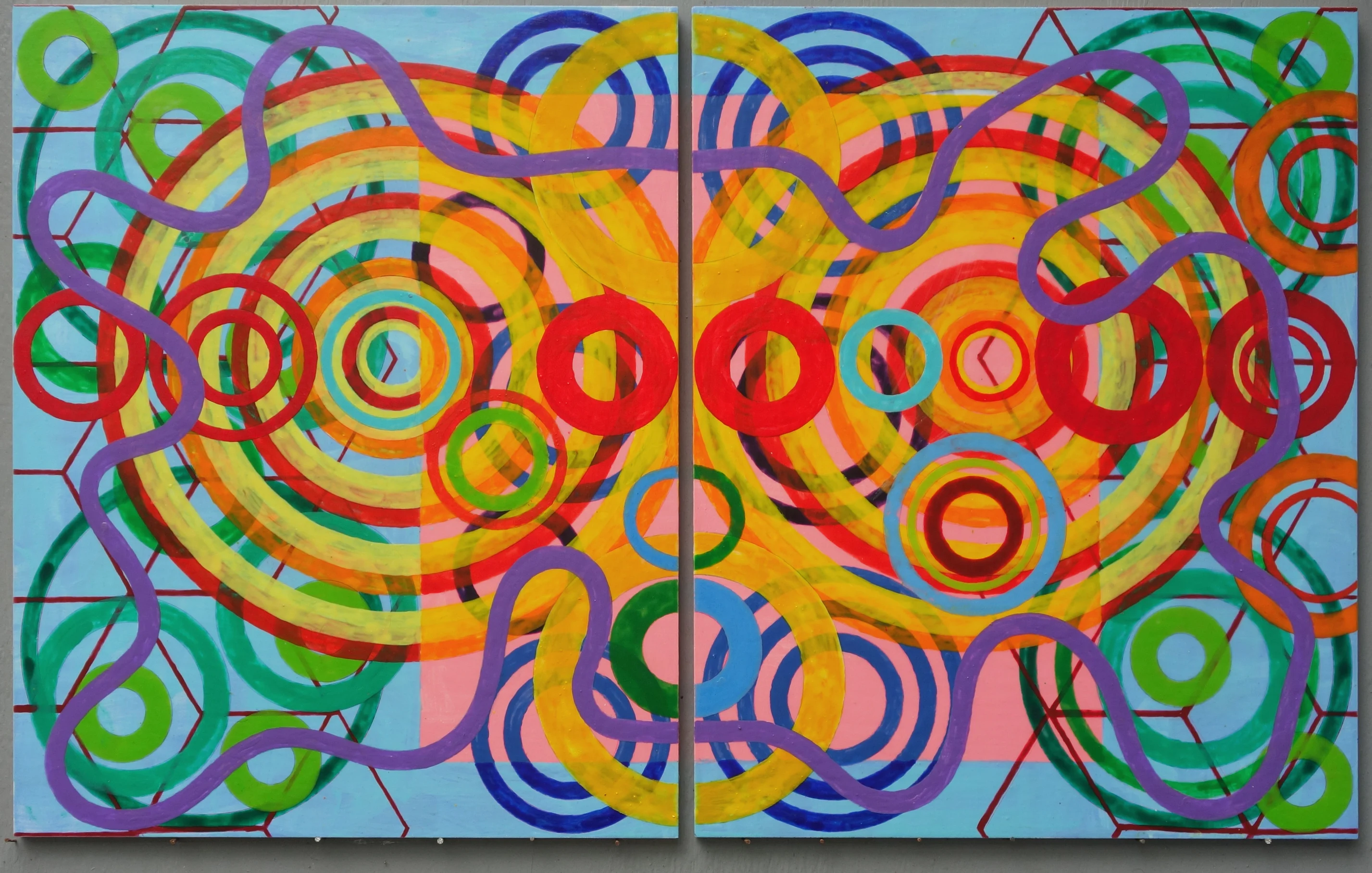 Cross eyed and Painless 1 (2025) by Michael Fiedler / 80x50cm