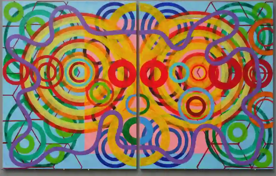 Cross eyed and Painless 1 (2025) by Michael Fiedler / 80x50cm