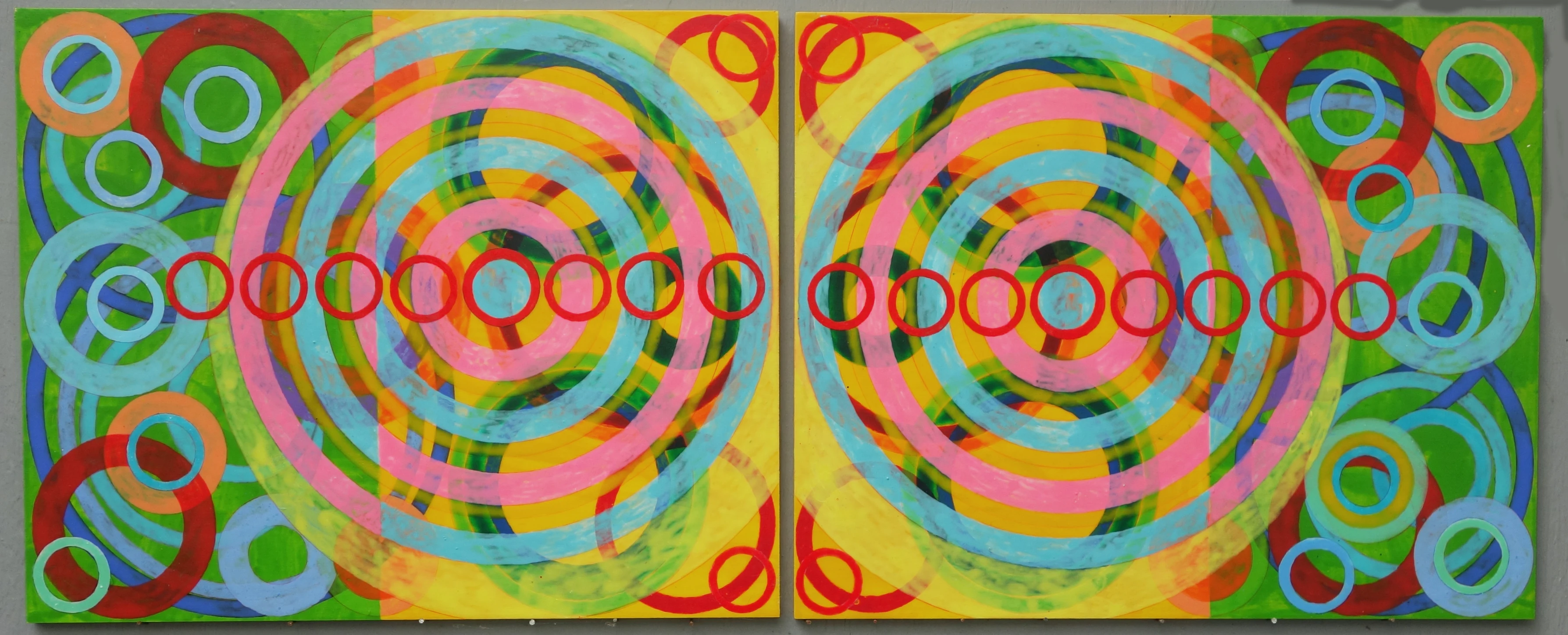 Cross eyed and Painless 2 (2025) by Michael Fiedler / 100x40cm