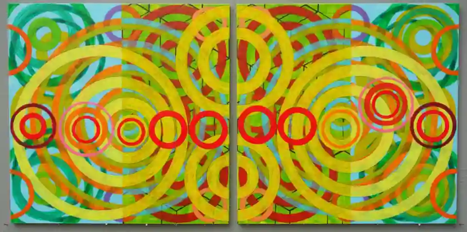 Cross eyed and Painless 3 (2025) by Michael Fiedler / 80x40cm