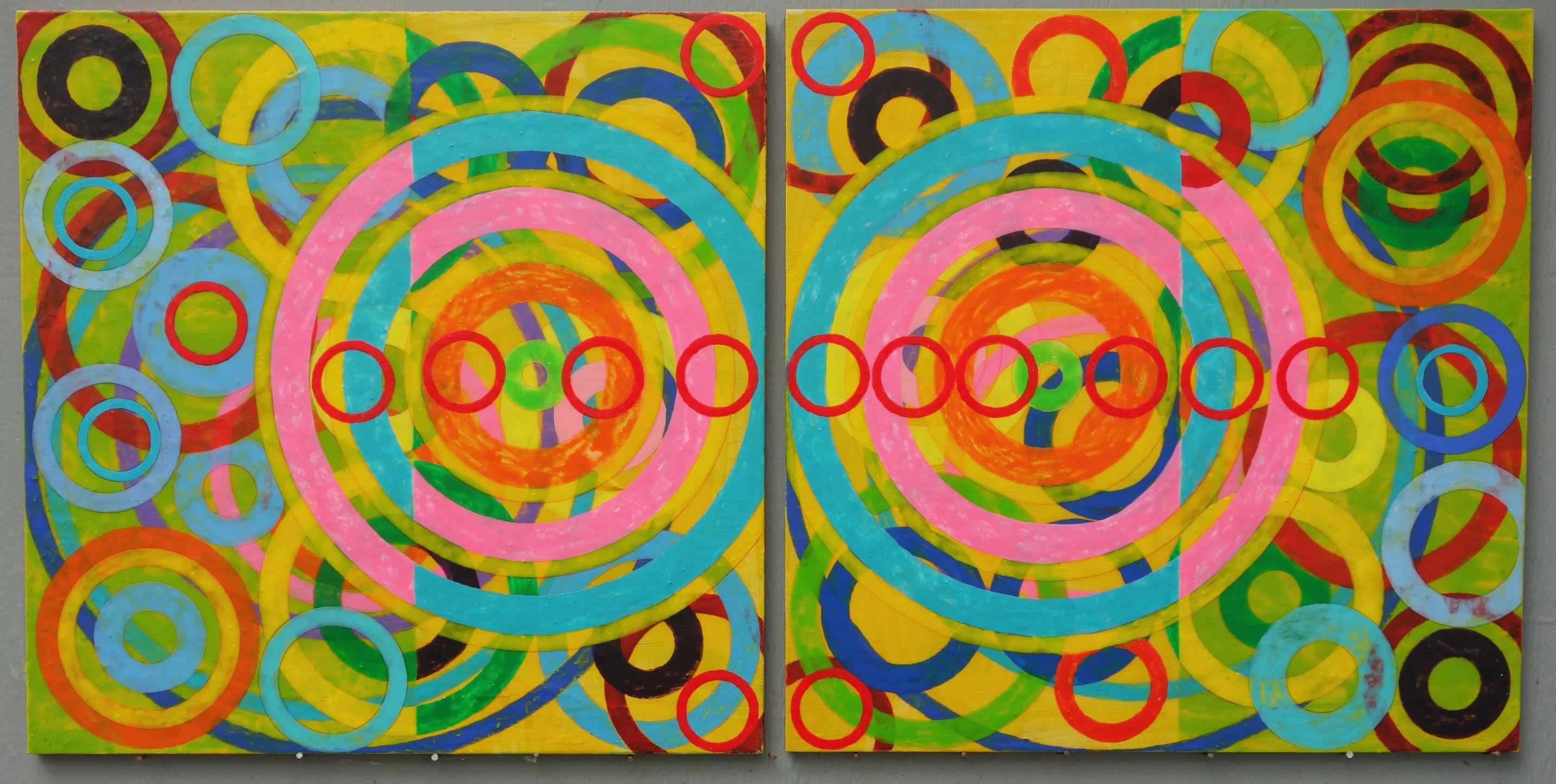 Cross eyed and Painless 4 (2025) by Michael Fiedler / 80x40cm