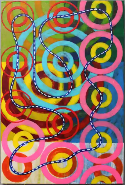 Road To Nowhere 1 (2025) by Michael Fiedler / 34x51cm