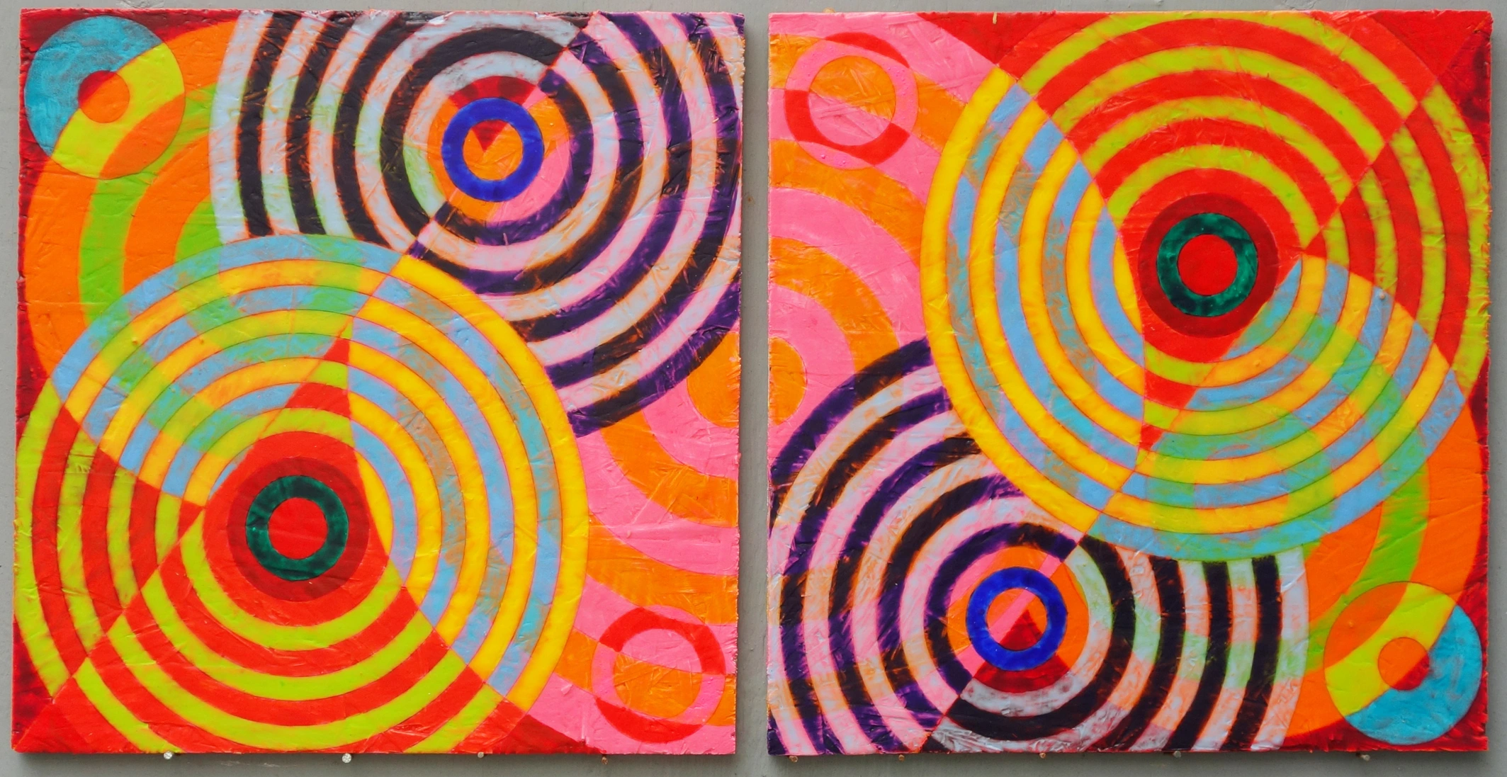 Twin Squirrel 8 (2025) by Michael Fiedler / 60x30cm