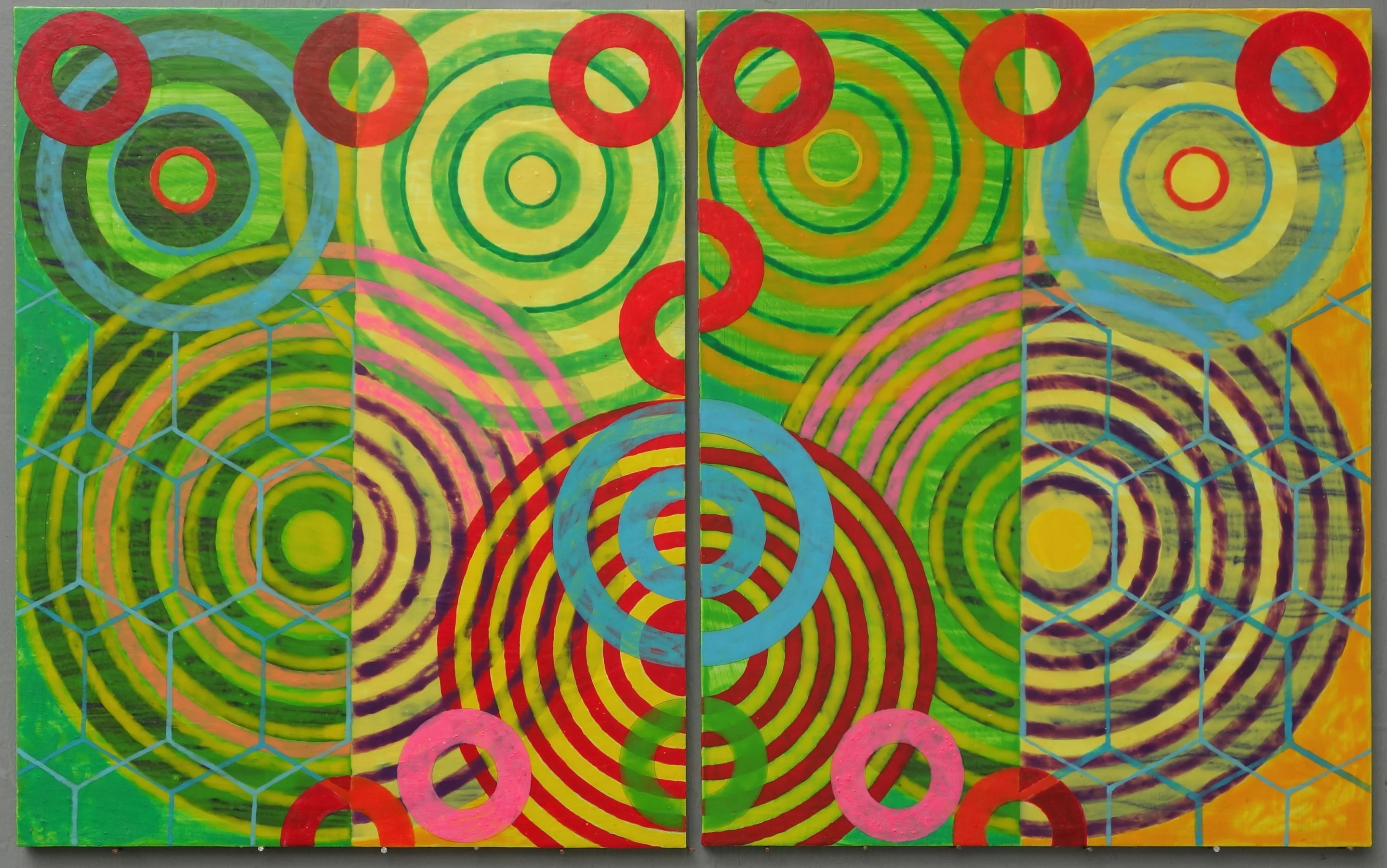 Twin Squirrel 10 (2025) by Michael Fiedler / 80x50cm