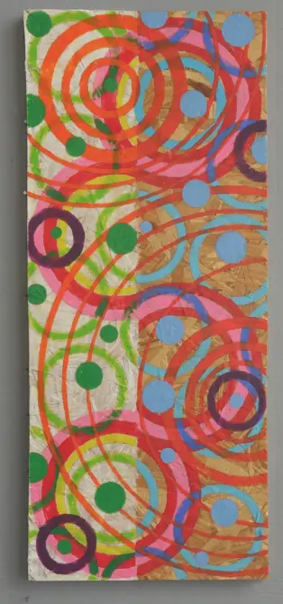 Twin Squirrel 13 (2024) by Michael Fiedler / 25x58½cm