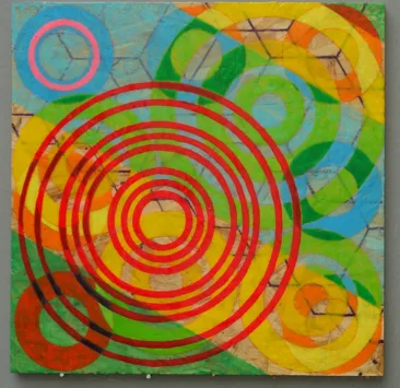 WR/Jaco Solo 1 (2025) by Michael Fiedler / 30x30cm
