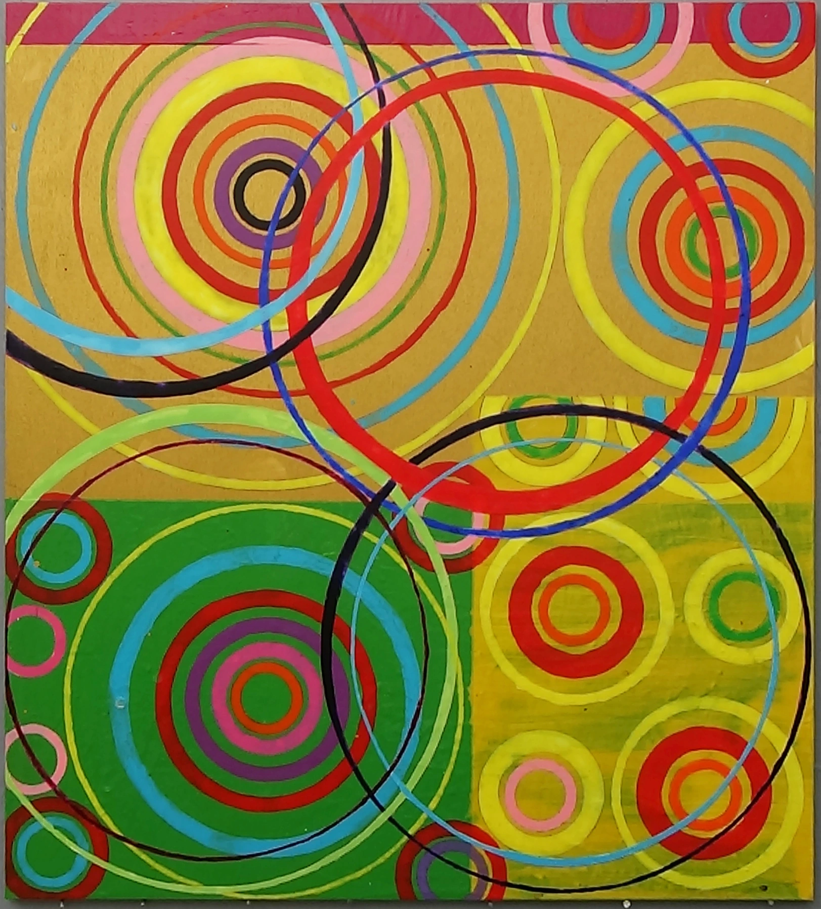 Gold on Green 2 (2024) by Michael Fiedler / 45x50cm