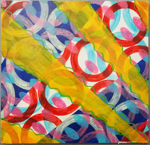 Ray (2024) by Michael Fiedler / 40x40cm
