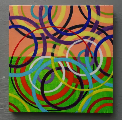 On a clear day 1 (2021) by Michael Fiedler / 40x40cm