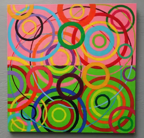 On a clear day 2 (2021) by Michael Fiedler / 40x40cm