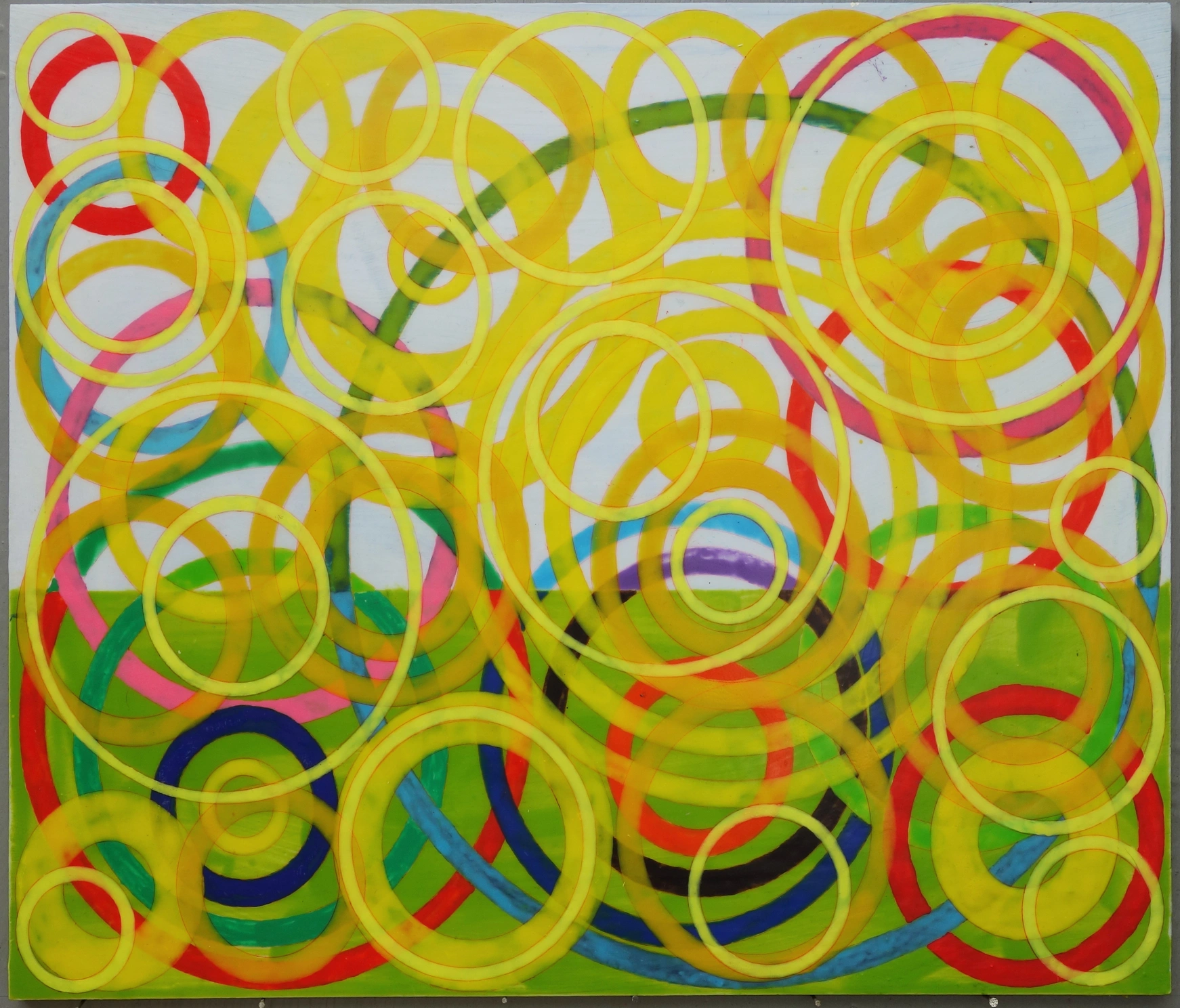 On a clear day 4 (2024) by Michael Fiedler / 50x40cm