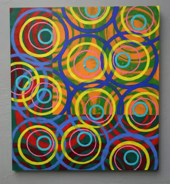Rings 1 (2020) by Michael Fiedler / 45x50cm