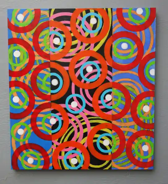 Rings 2 (2020) by Michael Fiedler / 45x50cm