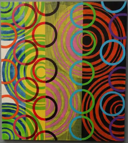 Rings 3 (2020) by Michael Fiedler / 45x50cm