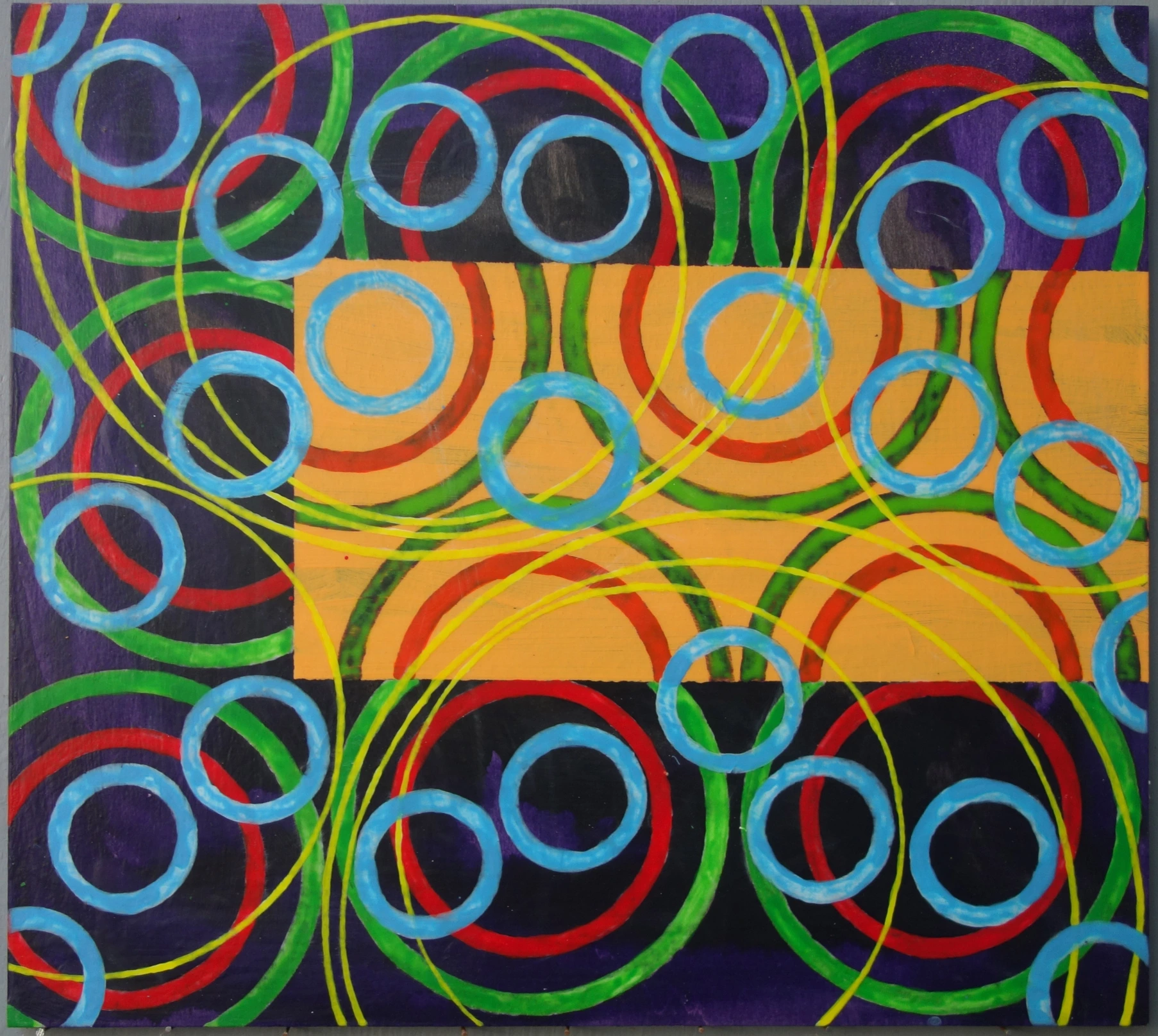 Rings 8 (2024) by Michael Fiedler / 50x45cm