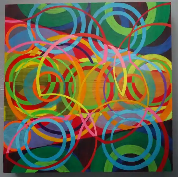 Projection 7b (2020) by Michael Fiedler / 50x50cm