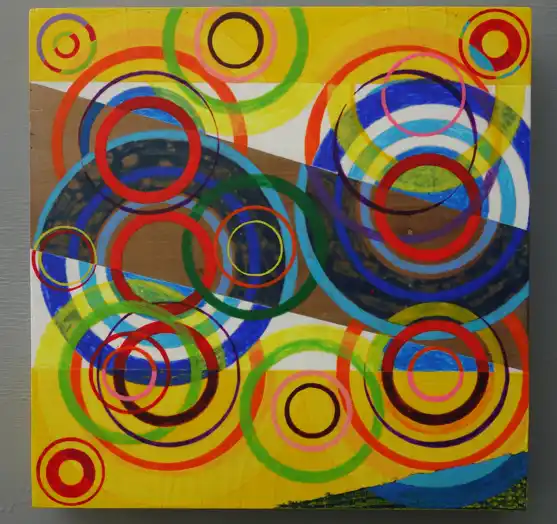Projection 10 (2020) by Michael Fiedler / 45x45cm