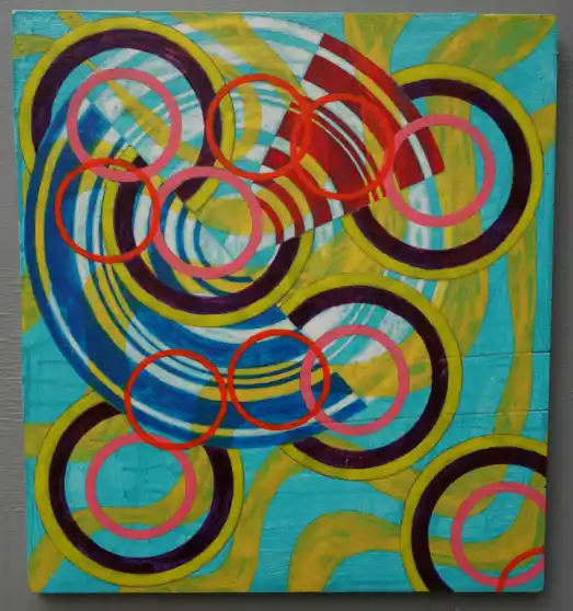Waves (2020) by Michael Fiedler / 45x45cm