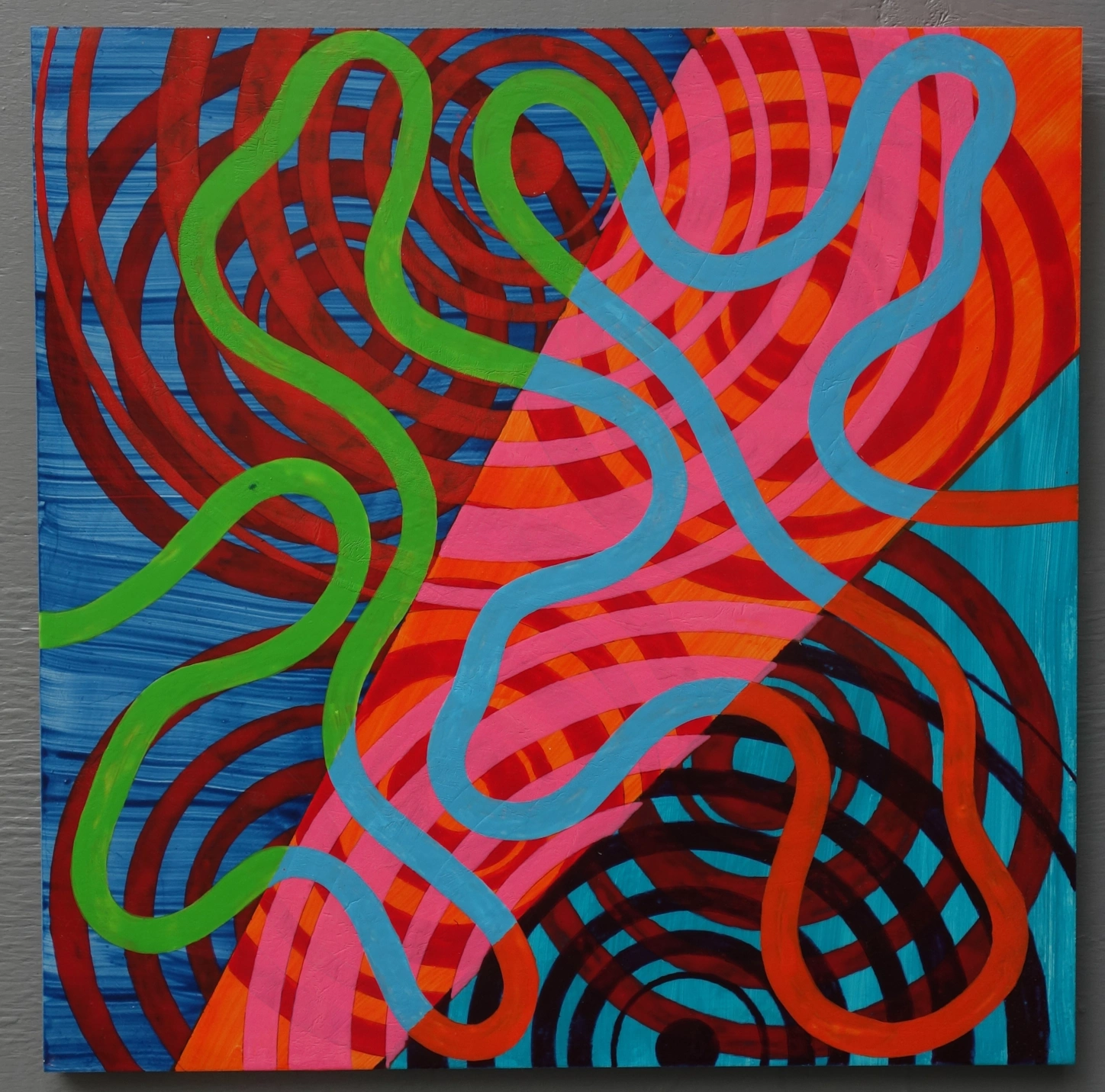 Curves 1 (2020) by Michael Fiedler / 40x40cm