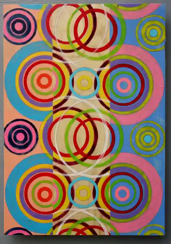 BluePink (2020) by Michael Fiedler / 48x68cm