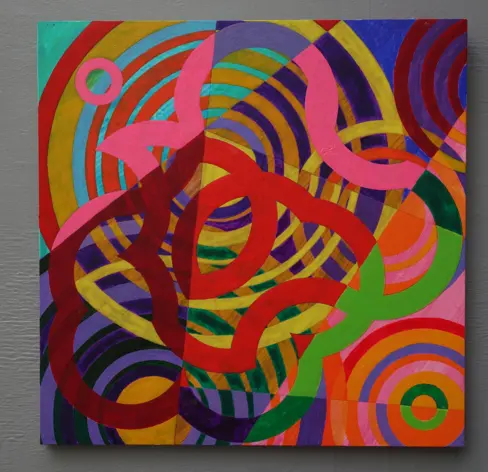 These sounds fall into my mind 1 (2020) by Michael Fiedler / 40x40cm