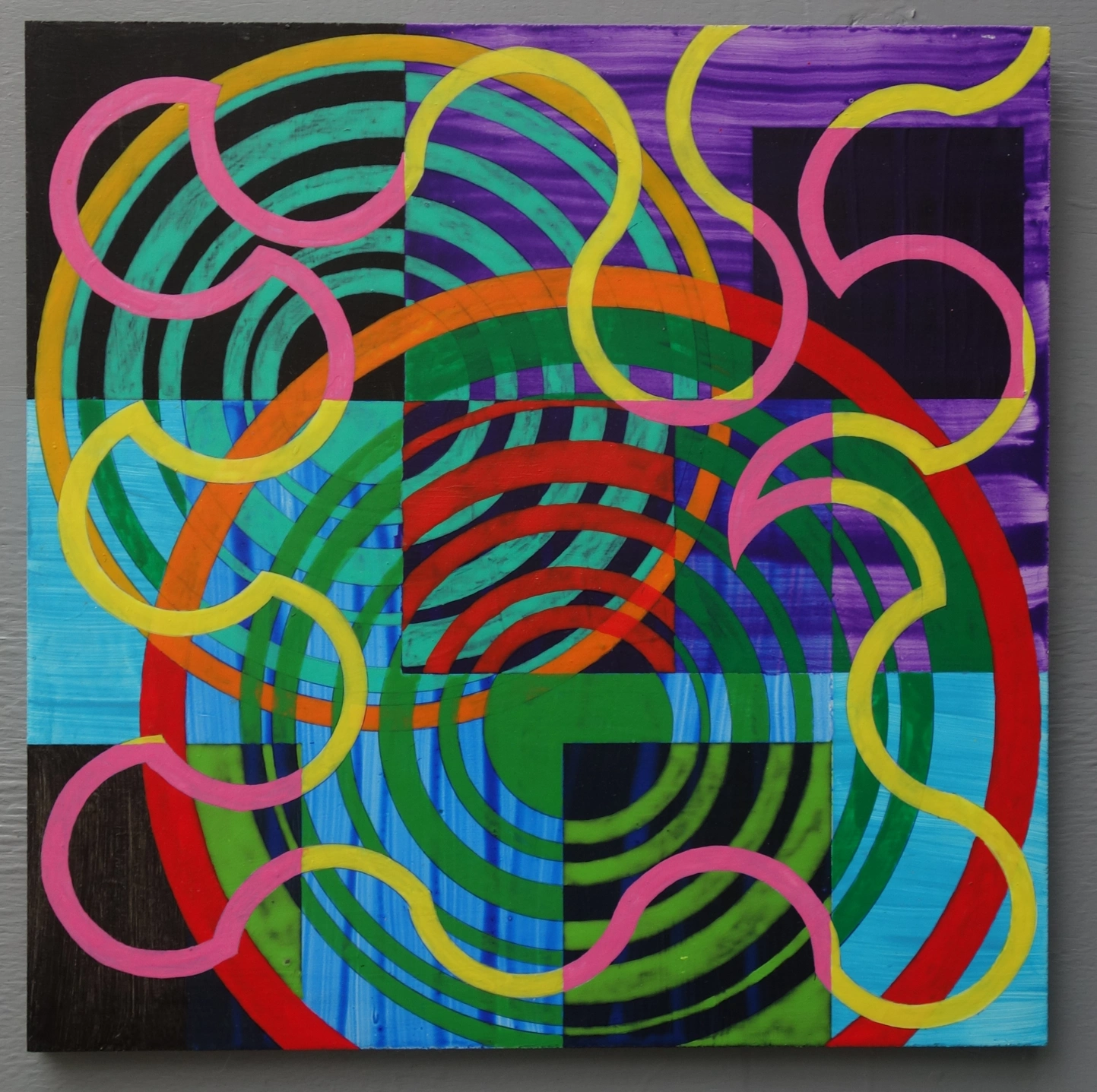 These sounds fall into my mind 3 (2020) by Michael Fiedler / 40x40cm