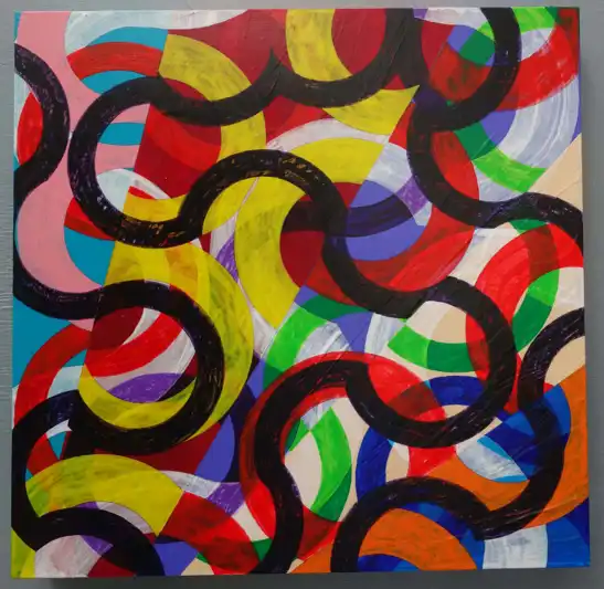 Untitled (2019) by Michael Fiedler / 45x45cm