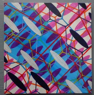 Strahl (2019) by Michael Fiedler / 30x30cm
