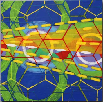 Projector 3 (2019) by Michael Fiedler / 29½x29½cm