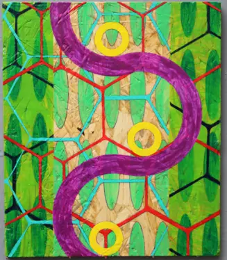 Jungle Juggler (2019) by Michael Fiedler / 27x31½cm